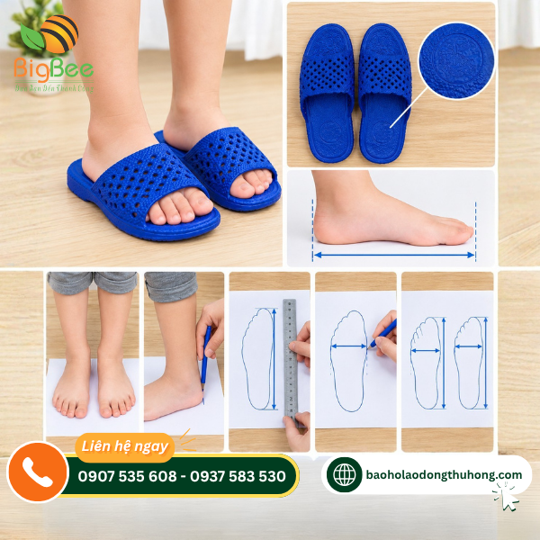 Cách đo chiều dài và chiều rộng bàn chân để chọn dép tổ ong cho bé Cách đo chiều dài và chiều rộng bàn chân để chọn dép tổ ong cho bé