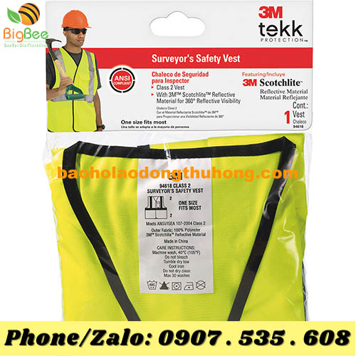cấu tạo của áo phản quang cứu hộ 3M