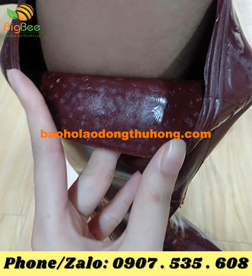 chất liệu sản xuất ủng cao su nâu con voi Việt Thắng