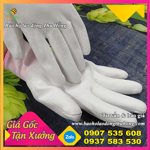 Chi tiết găng tay phủ PU bàn chống tĩnh điện Chi tiết găng tay phủ PU bàn chống tĩnh điện