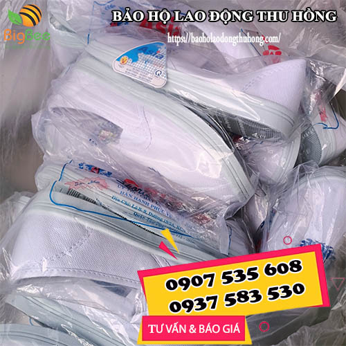 chỗ bán giày vải Asia màu trắng giá rẻ tại TPHCM