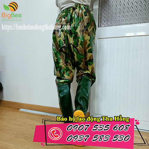 Chuyên sỉ ủng liền quần lội nước loại dày giá rẻ