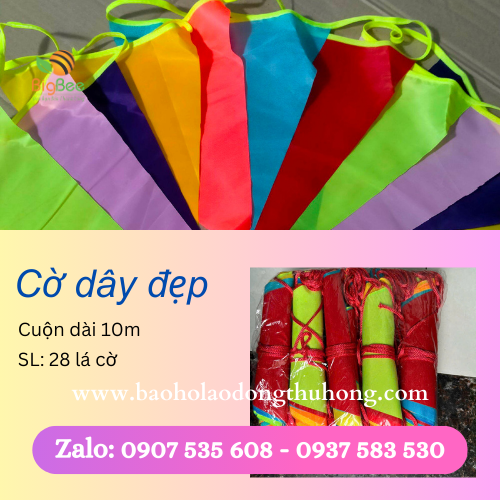 Cờ dây lá nhiều màu treo ngoài trời Cờ dây lá nhiều màu treo ngoài trời