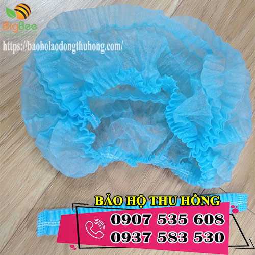 cơ sở bán mũ trùm tóc vải không dệt giá rẻ