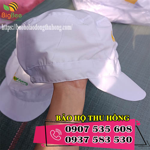 Công dụng của nón công nhân thực phẩm in thêu logo