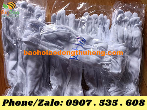 công ty bỏ sỉ bao tay thun ráp kẻ hàn quốc màu trắng