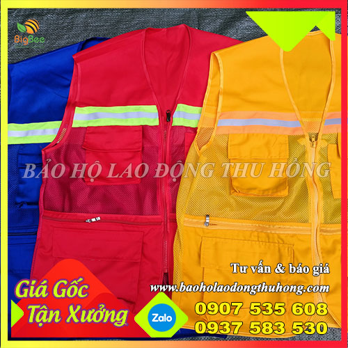 Cung cấp sỉ áo bảo hộ gile 4 túi hộp giá rẻ Cung cấp sỉ áo bảo hộ gile 4 túi hộp giá rẻ