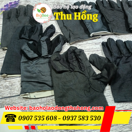 Thu Hồng chuyên sỉ lẻ găng tay vải kaki đen toàn quốc Cung cấp sỉ lẻ găng tay vải kaki đen giá rẻ