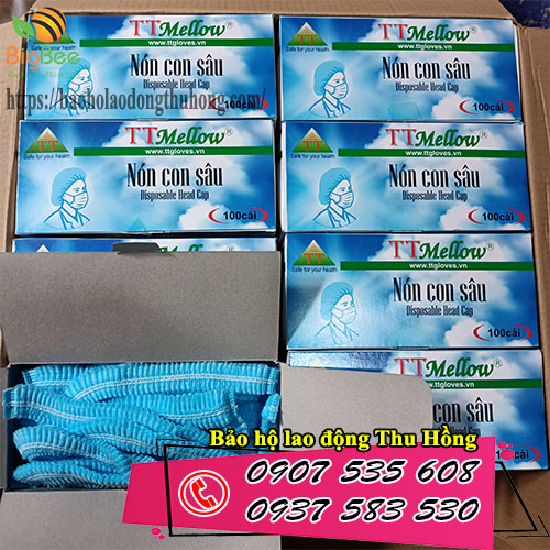 Cung cấp sỉ rẻ nón trùm tóc con sâu giao tận nơi TPHCM