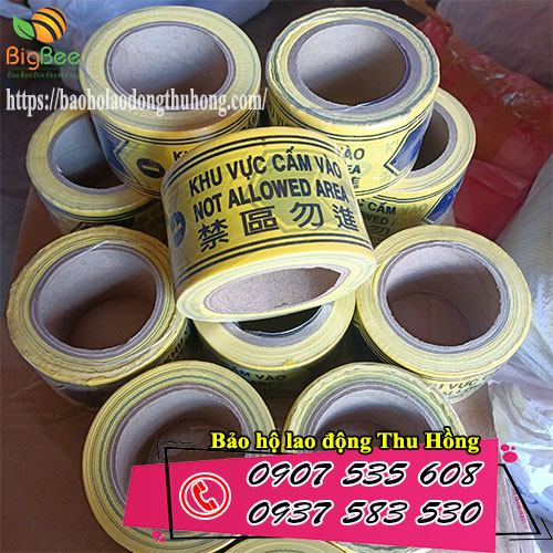 Cuộn dây cảnh báo nguy hiểm vàng đen giá rẻ mua ở đâu?