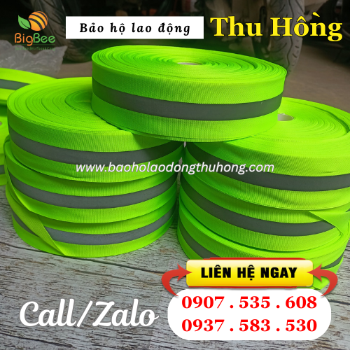 Cuộn dây phản quang vải sọc xám giá rẻ tại HCM Cuộn dây phản quang vải sọc xám giá rẻ tại HCM