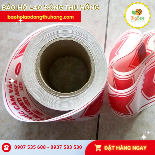 Cuộn rào cảnh báo dạng cuộn dài 100 mét Cuộn rào cảnh báo dạng cuộn dài 100 mét