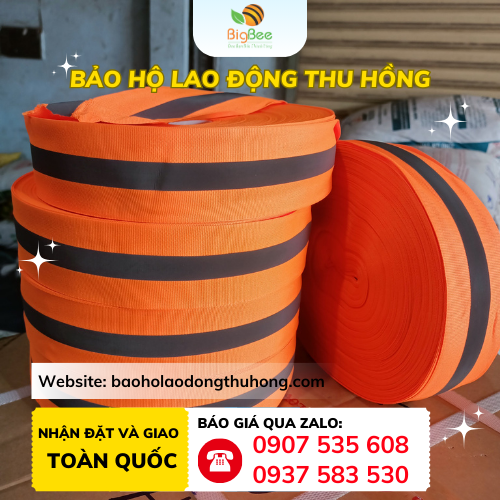 Cuộn vải phản quang Cuộn vải phản quang dày dặn, bền chắc tuyệt đối