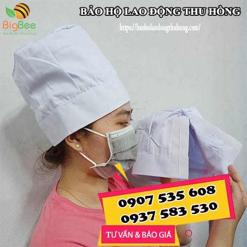 đặc điểm, kiểu dáng của mũ nón đầu bếp