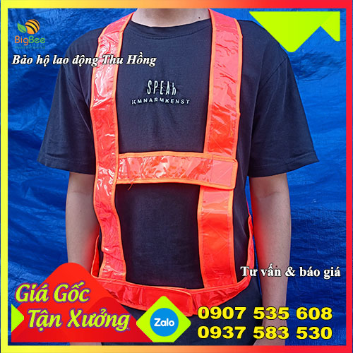 Dây áo phản quang nhựa may sẵn giá rẻ tiết kiệm Dây áo phản quang nhựa may sẵn giá rẻ tiết kiệm