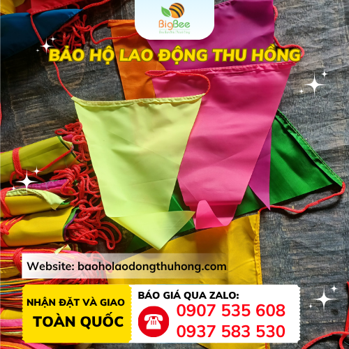 Dây cờ tam giác nhiều màu nổi bật Dây cờ tam giác nhiều màu nổi bật