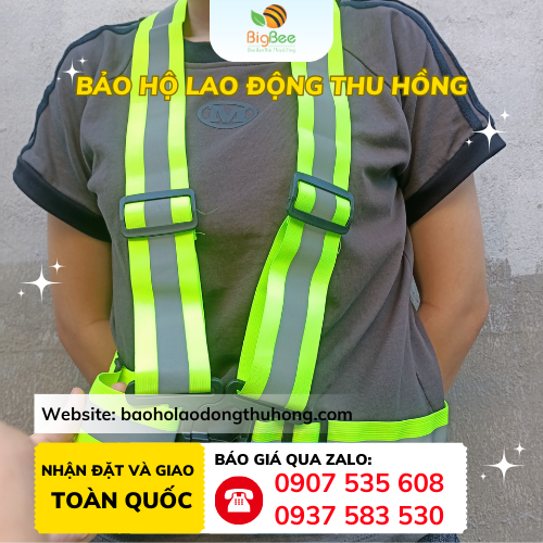 Dây đai áo phản quang an toàn cho người đi phượt đêm Dây đai áo phản quang an toàn cho người đi phượt đêm