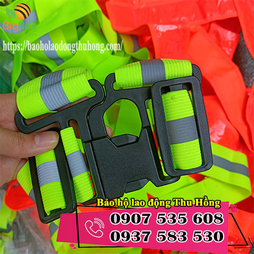 dây đai phản quang co giãn có khóa gài