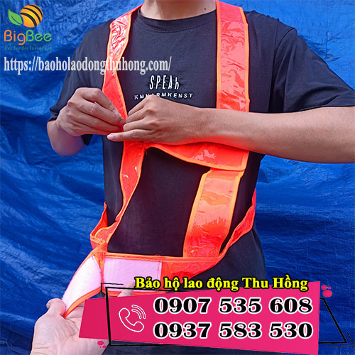 dây nhựa phản quang đi phượt chữ H màu cam