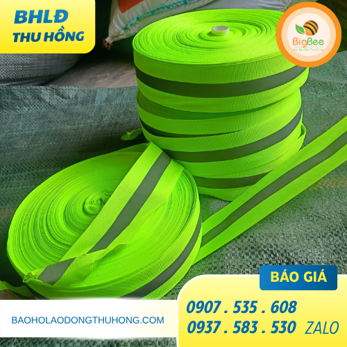 Dây phản quang vải may đồ bảo hộ Dây phản quang vải may đồ bảo hộ