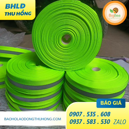 Dây vải phản quang vải hàng bỏ sỉ tại TPHCM Dây vải phản quang vải hàng bỏ sỉ tại TPHCM
