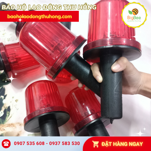 Đèn cảnh báo cầm tay dùng pin tiết kiệm điện năng Đèn cảnh báo cầm tay dùng pin tiết kiệm điện năng