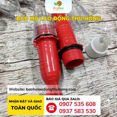 Đèn cảnh báo hoả tiễn hình trụ dùng pin rời Đèn cảnh báo hoả tiễn hình trụ dùng pin rời