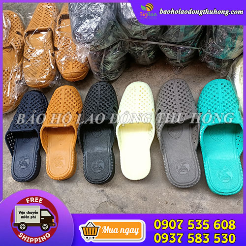 Dép bít mũi đế dày nhiều màu sắc đẹp Dép bít mũi đế dày nhiều màu sắc đẹp