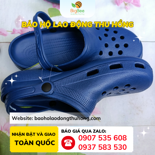 Dép bít mũi đi mưa quai hậu size cho nam Dép bít mũi đi mưa quai hậu size cho nam