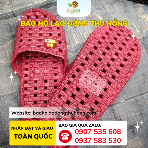 Dép lỗ đi trong nhà Dép đi trong nhà có lỗ thoáng khí loại tốt