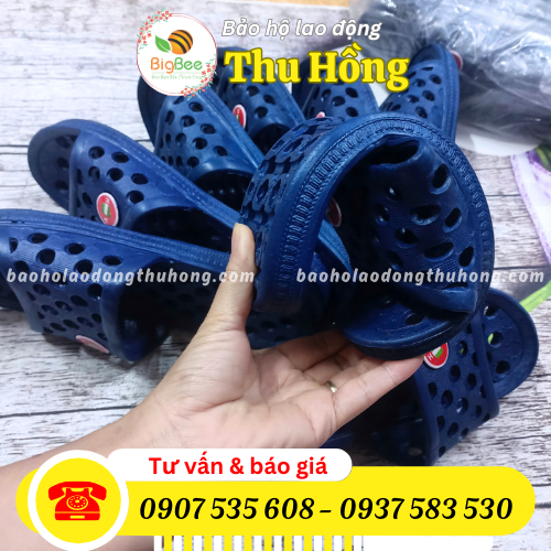 Dép lỗ đi trong nhà tắm bằng nhựa dẻo Dép lỗ đi trong nhà tắm bằng nhựa dẻo