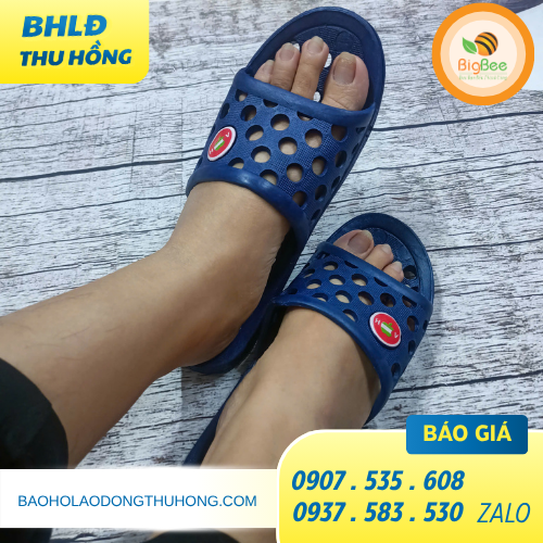 Dép lỗ nhựa quai ngang đi êm Dép lỗ nhựa quai ngang đi êm