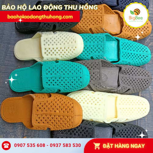 Dép lỗ tổ ong bít mũi màu đẹp, dễ bán Dép lỗ tổ ong bít mũi màu đẹp, dễ bán