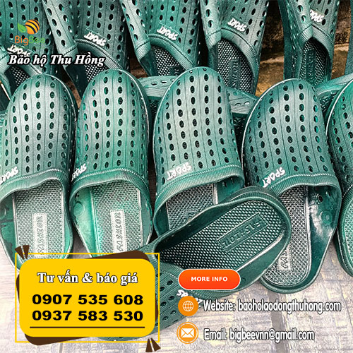 Dép nhựa bít mũi nam siêu nhẹ nhiều lỗ nhỏ thoáng khí Dép nhựa bít mũi nam siêu nhẹ nhiều lỗ nhỏ thoáng khí