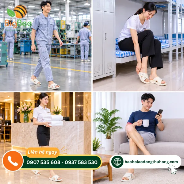 Ứng dựng thực tế của dép quai ngang cá sấu Ứng dựng thực tế của dép quai ngang cá sấu