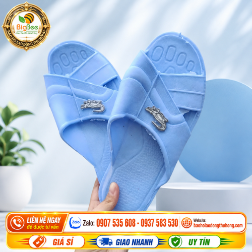 Dép nhựa cá sấu quai ngang mang hằng ngày Dép nhựa cá sấu quai ngang mang hằng ngày
