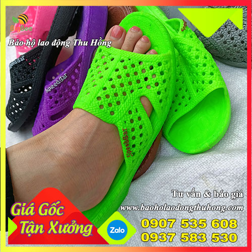 Dép nhựa đi trong nhà quai tổ ong Dép nhựa đi trong nhà quai tổ ong