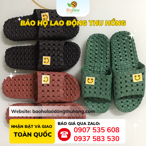Dép nhựa mặt cười đi trong nhà nhiều màu đẹp Dép nhựa mặt cười đi trong nhà nhiều màu đẹp