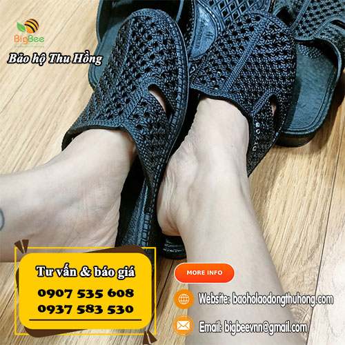 Dép nhựa tổ ong bít đầu mũi dẻo dai bền tốt Dép nhựa tổ ong bít đầu mũi dẻo dai bền tốt