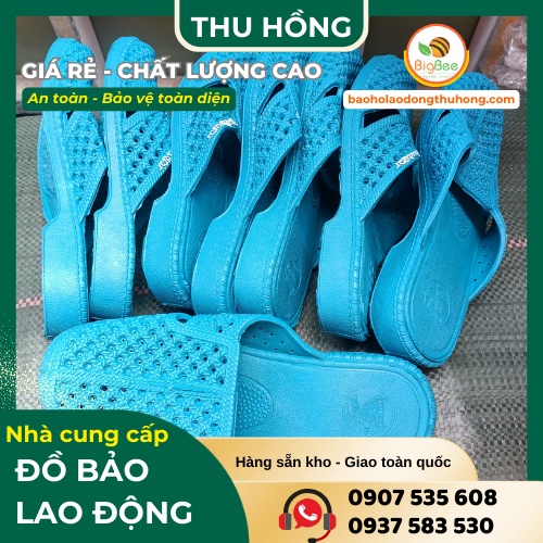 Dép tổ ong bít mũi màu xanh dương giá sỉ siêu rẻ cho đại lý Dép nhựa tổ ong bít mũi màu xanh dương siêu nhẹ giá sỉ rẻ cho đại lý