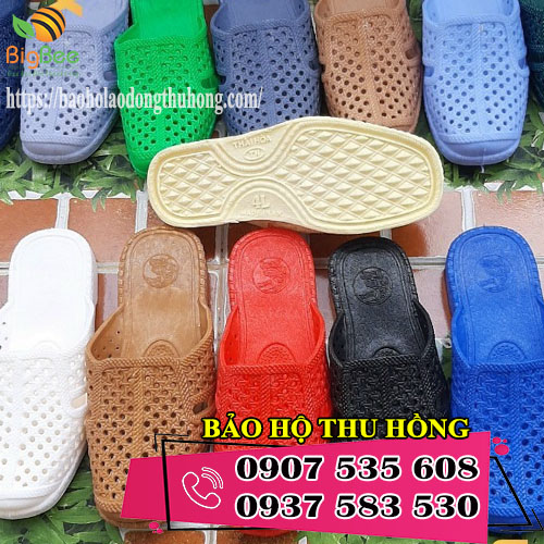 dép nhựa tổ ong bít mũi