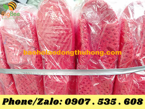 dép nhựa tổ ong đỏ cá tính