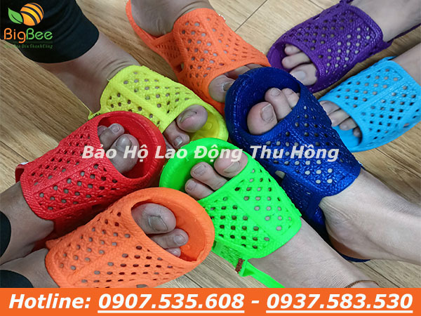 dép nhựa tổ ong đủ màu sản xuất tại Việt Nam
