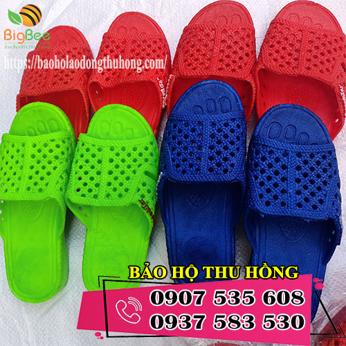 dép nhựa tổ ong mầm non giá rẻ, nhiều màu