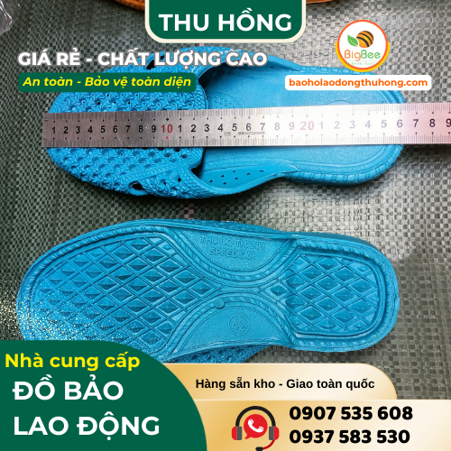 Dép nhựa tổ ong màu xanh dương cực kỳ nhẹ chân Dép nhựa tổ ong màu xanh dương cực kỳ nhẹ chân