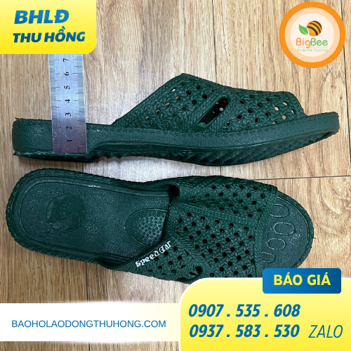 Dép nhựa tổ ong nam đế cao dày 2cm Dép nhựa tổ ong nam đế cao dày 2cm