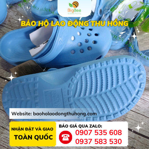 Dép phòng sạch siêu nhẹ VAC Dép phòng sạch siêu nhẹ VAC màu xanh chống tĩnh điện