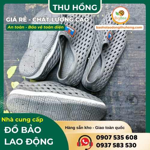 Dép rọ nữ màu xám đế bệt mỏng nhẹ Dép rọ nữ màu xám đế bệt mỏng nhẹ