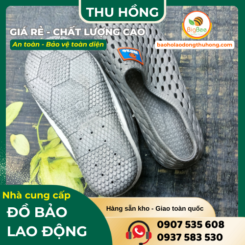 Dép rọ nữ màu xám đế bệt Dép rọ nữ màu xám đế bệt