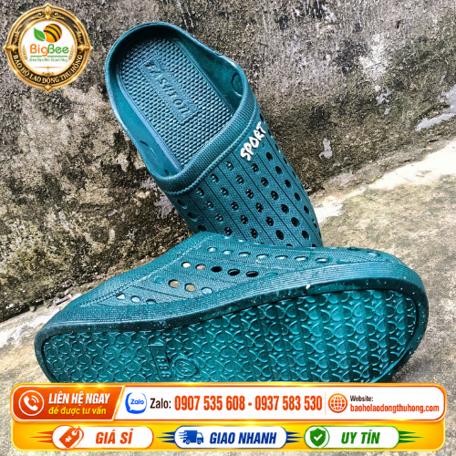 Dép sục nhựa lỗ bít mũi đa năng cho gia đình - văn phòng Dép sục nhựa lỗ bít mũi đa năng cho gia đình - văn phòng